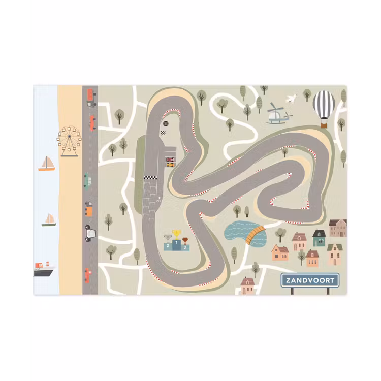 speelkleed-zandvoort Speelmat klein -3d