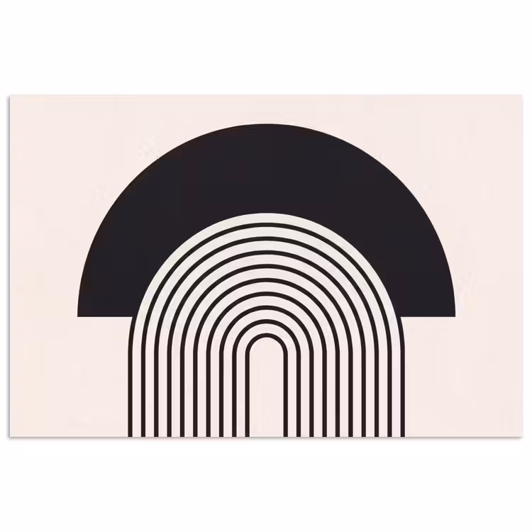 Poster - Abstract - Arch - Modern - Abstract - Boog - Modern poster papier klein
