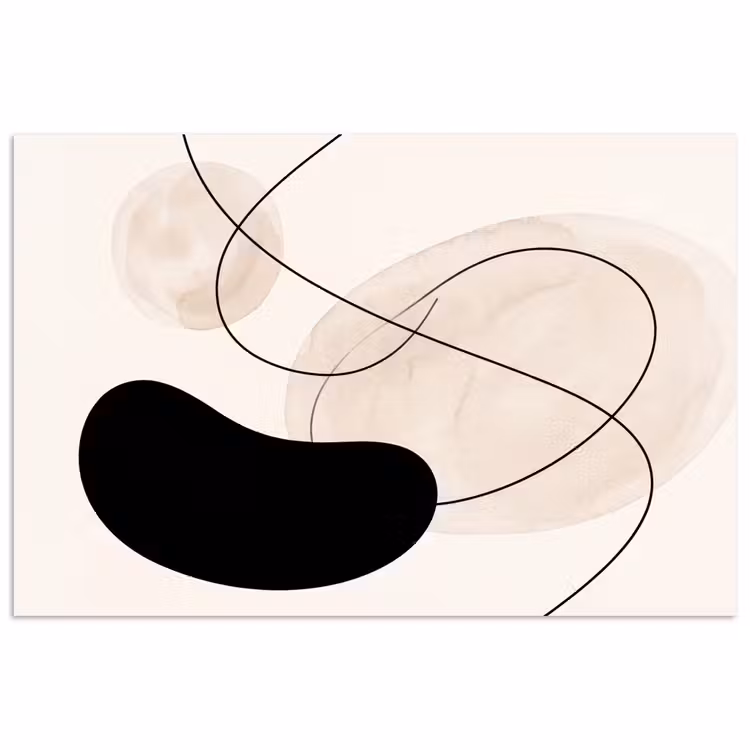 Poster - Abstract - Forms - Art - Abstract - Vormen - Kunst poster papier klein