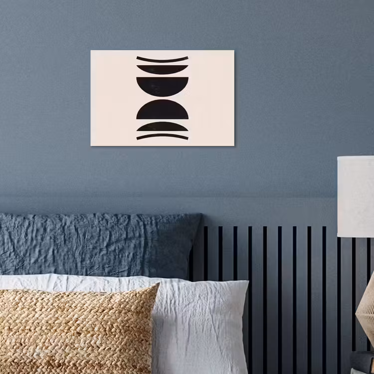 Poster - Abstract - Shapes - Black - Abstract - Vormen - Zwart poster papier klein