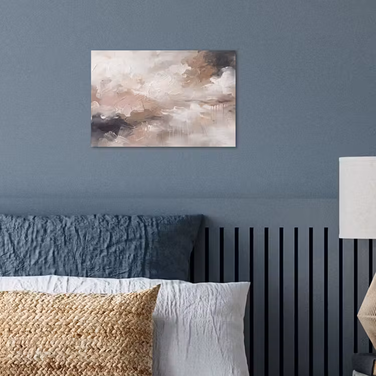 Abstract - Textuur - Kunst - Modern - Beige poster papier klein -sfeer2