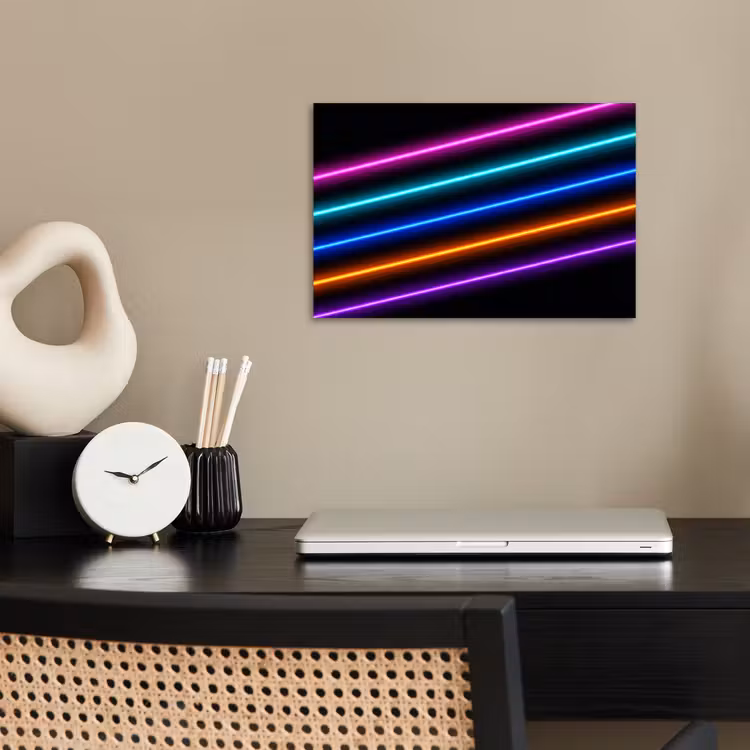 Esthetiek - Retro - Neon poster papier klein -sfeer1