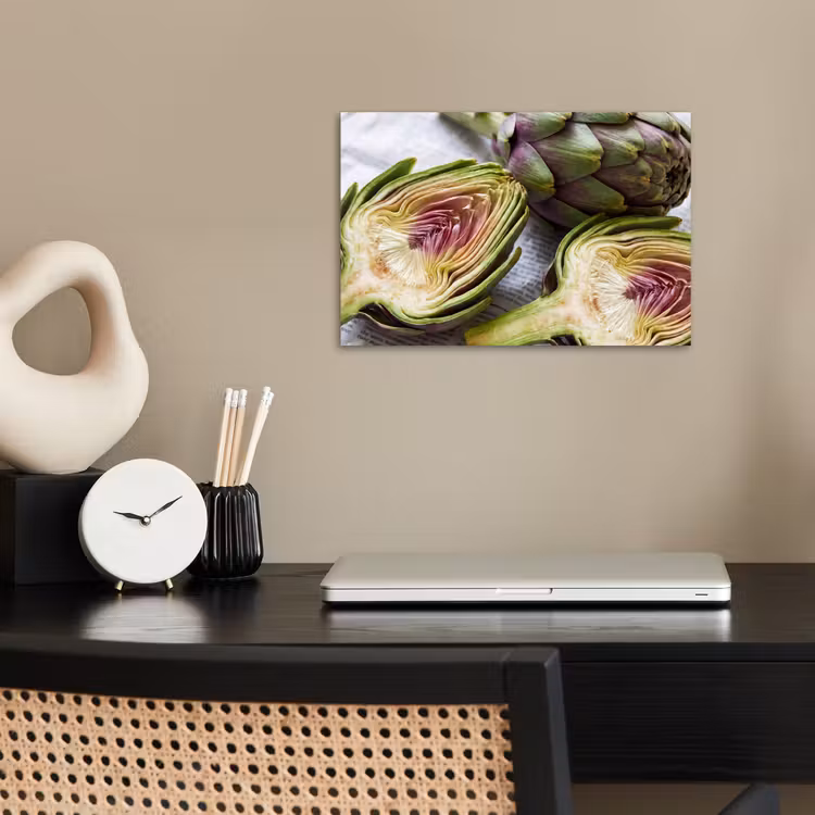 Poster - Artichoke - Cut in Half - Food - Artisjok - Doorgesneden - Eten poster papier klein