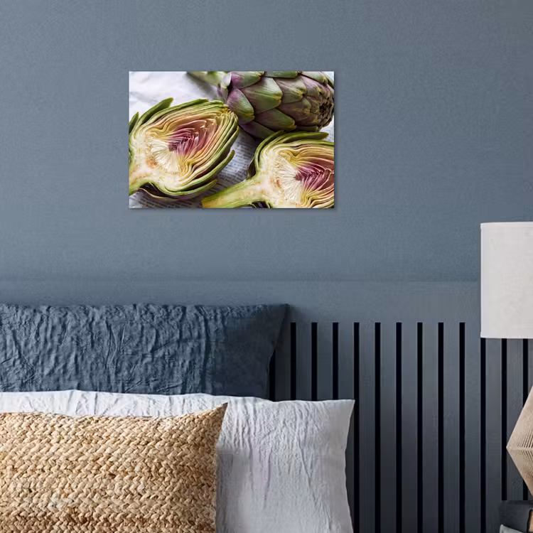 Poster - Artichoke - Cut in Half - Food - Artisjok - Doorgesneden - Eten poster papier klein