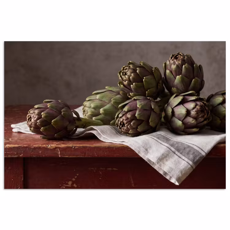 Poster - Artichoke - Food - Rustic - Artisjok - Eten - Rustiek poster papier klein