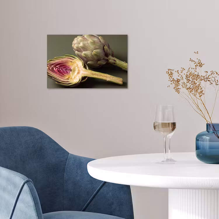 Poster - Artichoke - Purple - Food - Artisjok - Paars - Voedsel poster papier klein