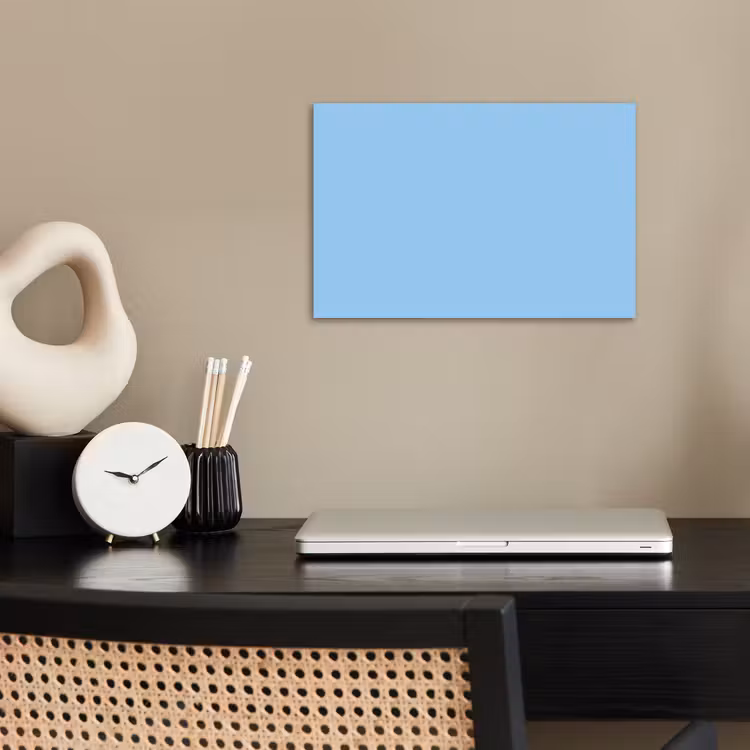 Baby - Blue - Blauw poster papier klein 62 -sfeer1