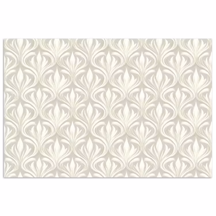 Barok - Patroon - Beige poster papier klein 62 -3d