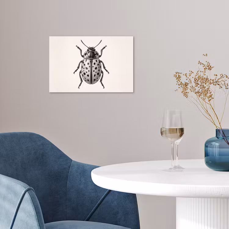 Kever - Insect - Vintage poster papier klein -sfeer3