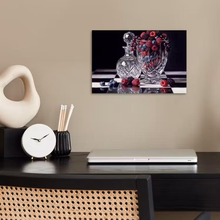 Poster - Berries - Crystal - Still Life - Bessen - Kristal - Stilleven poster papier klein