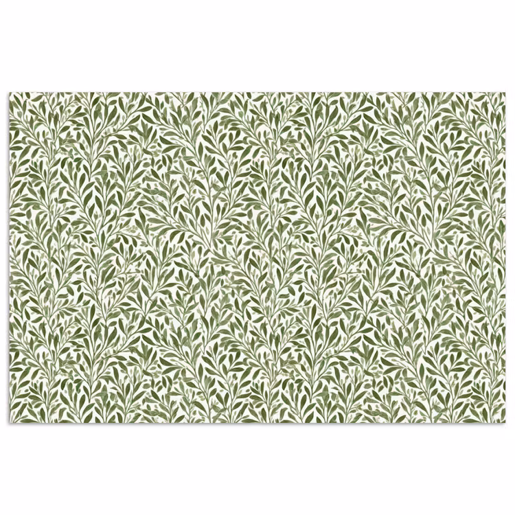 Botanisch - Takken - Groen poster papier klein 62 -3d