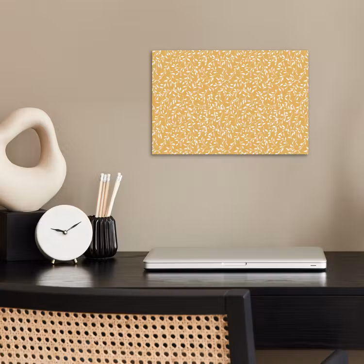 Takjes - Patroon - Oker poster papier klein 62 -sfeer1