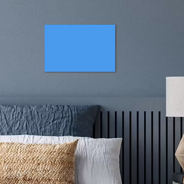 Bright - Azure - Blauw poster papier klein 62 -sfeer2