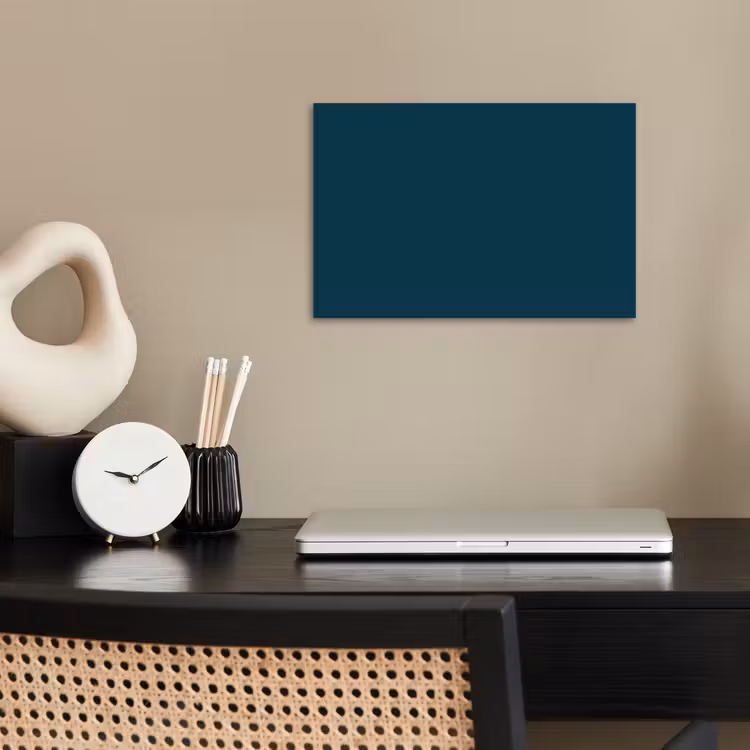 Dark - Indigo - Blauw poster papier klein 62 -sfeer1