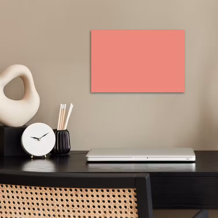 Dusty - Peach - Koraal poster papier klein 62 -sfeer1