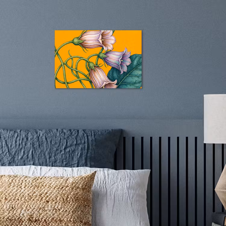 Poster - Flowers - Botanical - Yellow - Bloemen - Botanisch - Geel poster papier klein