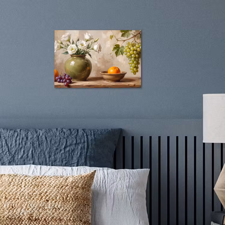 Poster - Flowers - Fruit - Still Life - Bloemen - Fruit - Stilleven poster papier klein