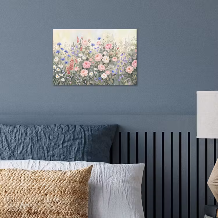 Bloemen - Tuin - Natuur - Kleurrijk poster papier klein -sfeer2