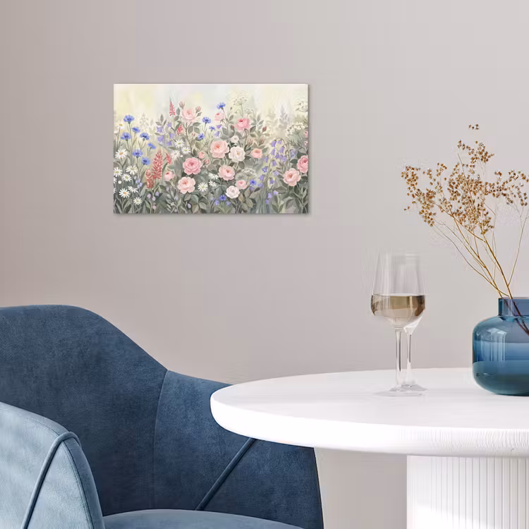 Bloemen - Tuin - Natuur - Kleurrijk poster papier klein -sfeer3