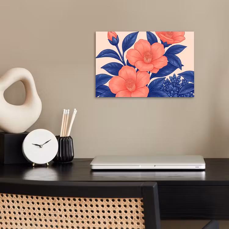Poster - Flowers - Leaves - Botanical - Bloemen - Bladeren - Botanisch poster papier klein