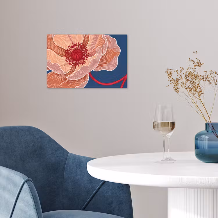 Poster - Flowers - Modern - Abstract - Bloemen - Modern - Abstract poster papier klein