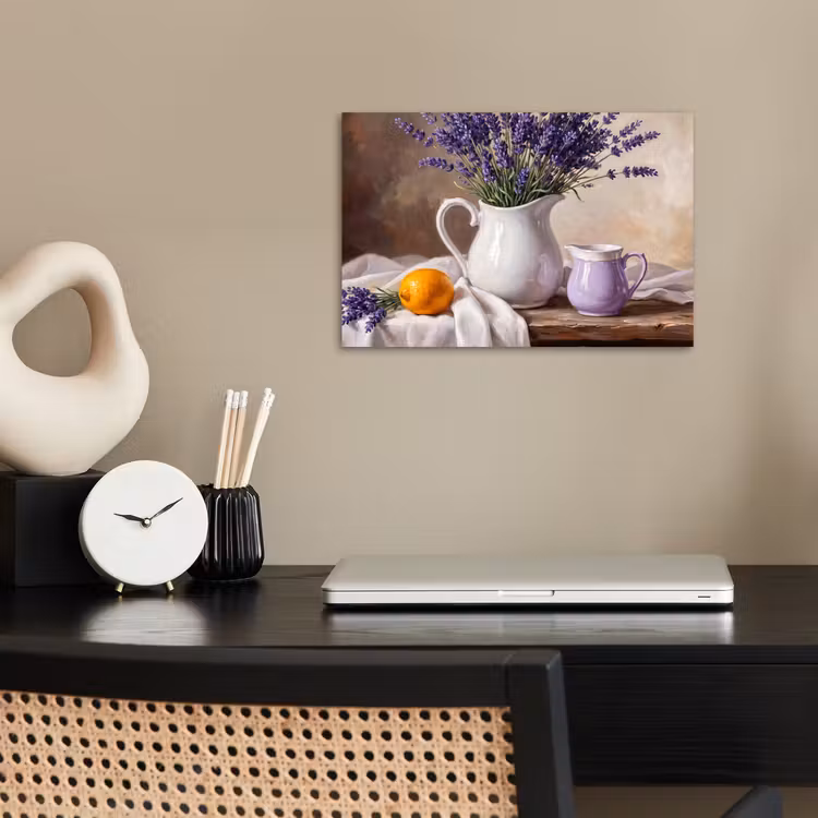 Poster - Flowers - Still Life - Purple - Bloemen - Stilleven - Paars poster papier klein