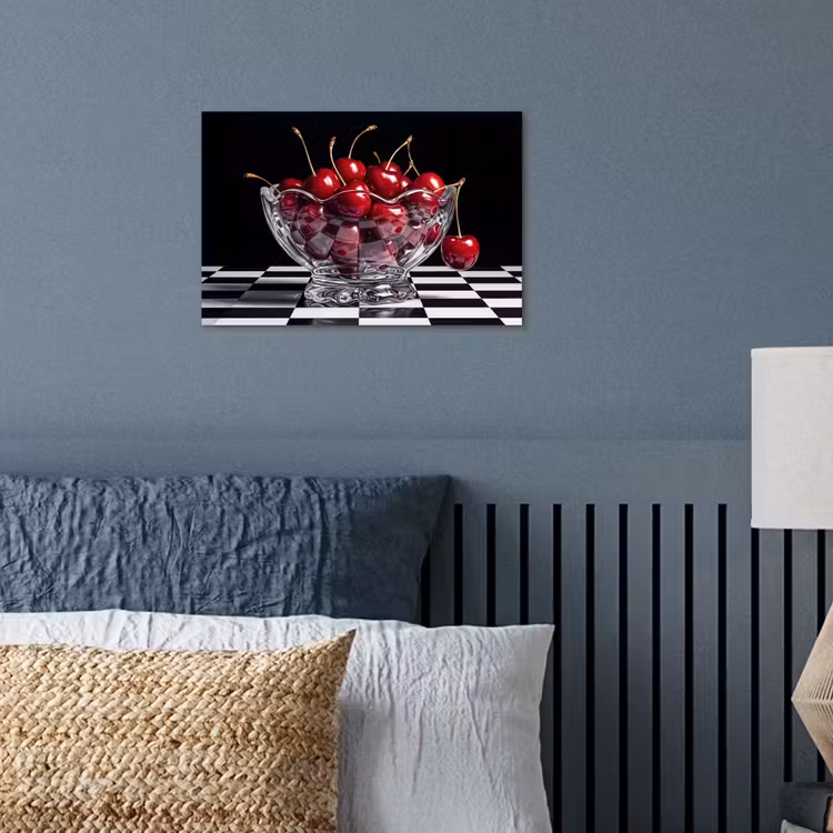 Poster - Food - Cherries - Red - Eten - Kersen - Rood poster papier klein