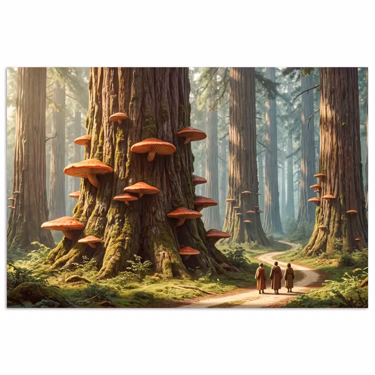 Poster - Forest - Trees - Nature - Bos - Bomen - Natuur poster papier klein