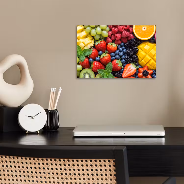 Fruit - Vers - Kleurrijk - Eten poster papier klein -sfeer1