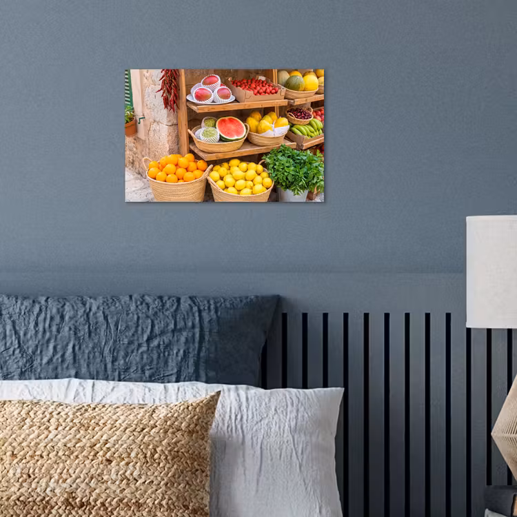 Poster - Fruit - Market - Fresh - Fruit - Markt - Vers poster papier klein