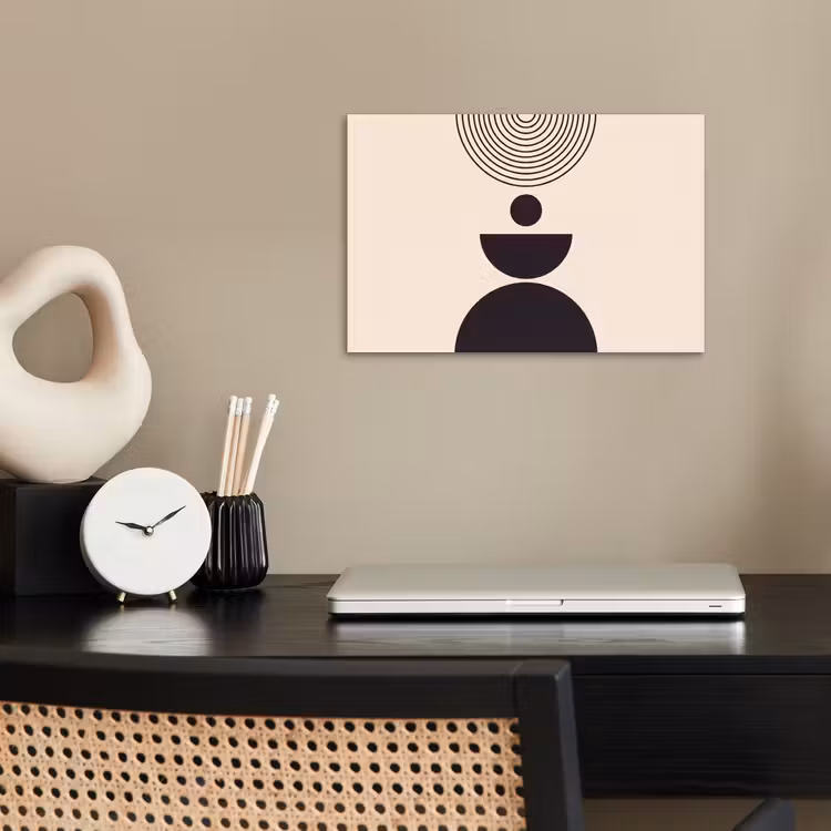 Poster - Geometric Balance - Art - Geometrische balans - Kunst poster papier klein