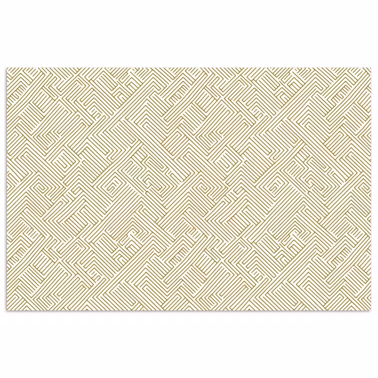 Geometrisch - Lijnen - Groen poster papier klein 62 -3d