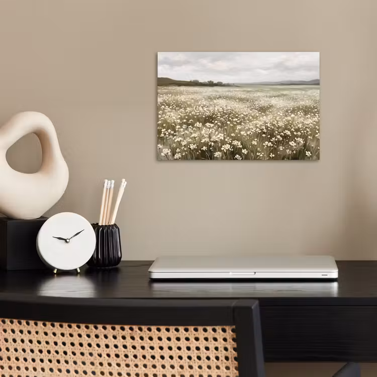 Illustratie - Landschap - Wit poster papier klein -sfeer1