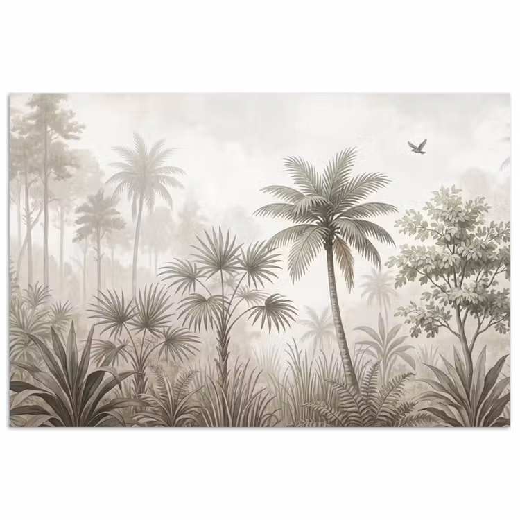 Jungle - Palmbomen - Natuur poster papier klein -3d