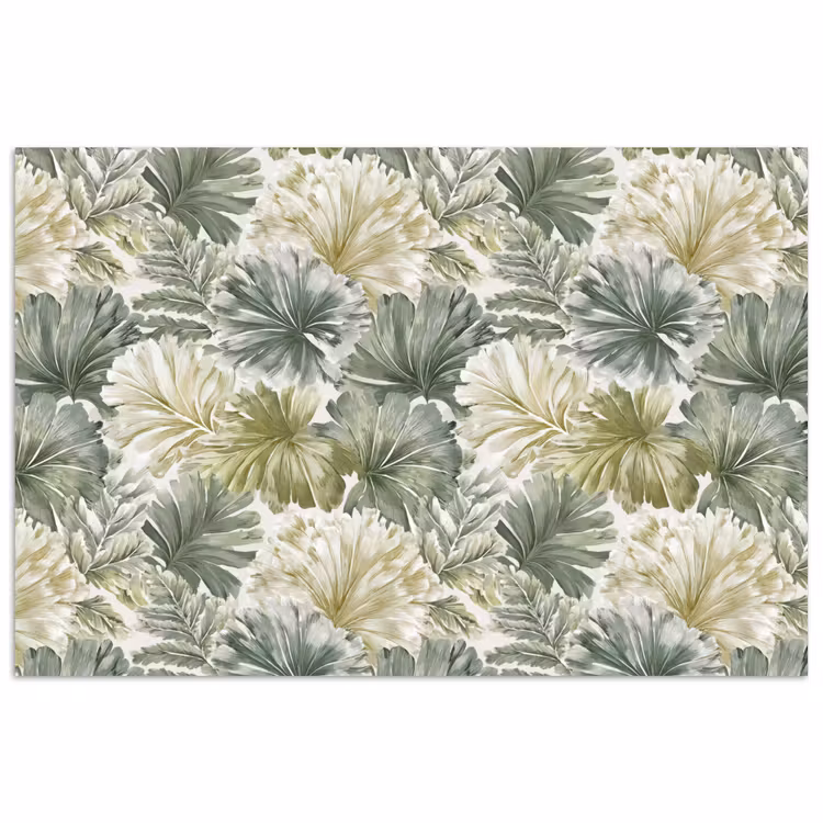 Bladeren - Botanisch - Groen poster papier klein 62 -3d