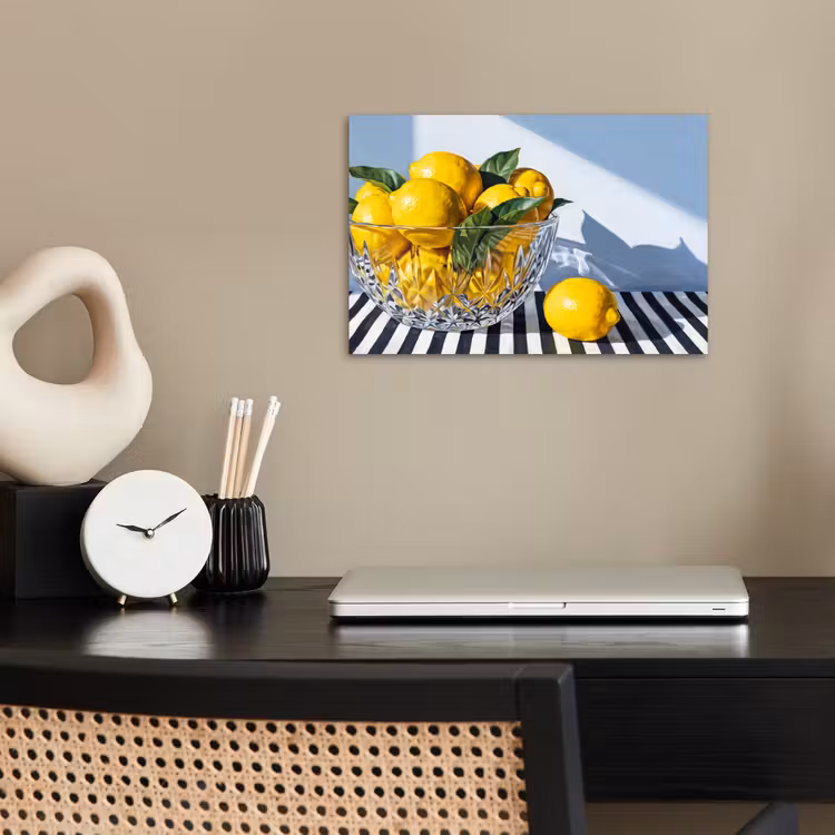 Poster - Lemons - Fruit - Yellow - Citroenen - Fruit - Geel poster papier klein