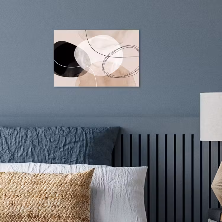 Poster - Lines - Wavy - Art - Lijnen - Golvend - Kunst poster papier klein