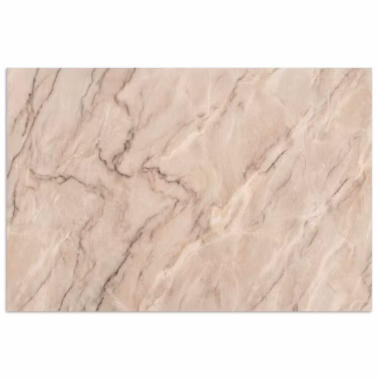 Marmer - Patroon - Abstract - Modern - Beige poster papier klein -3d