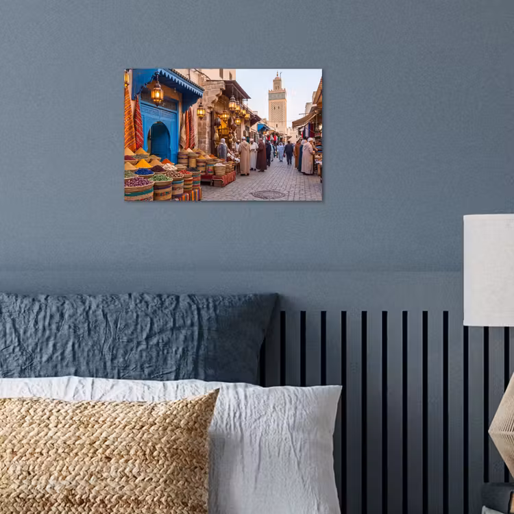 Poster - Market - Oriental - Colorful - Markt - Oosters - Kleurrijk poster papier klein