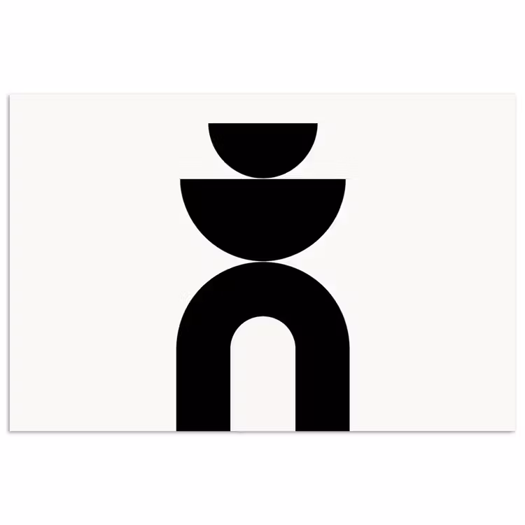 Poster - Minimalist - Art - White - Minimalistisch - Kunst - Wit poster papier klein