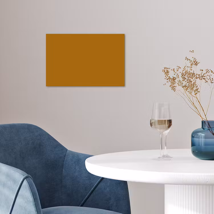 Ocre - Gold - Geel poster papier klein 62 -sfeer3