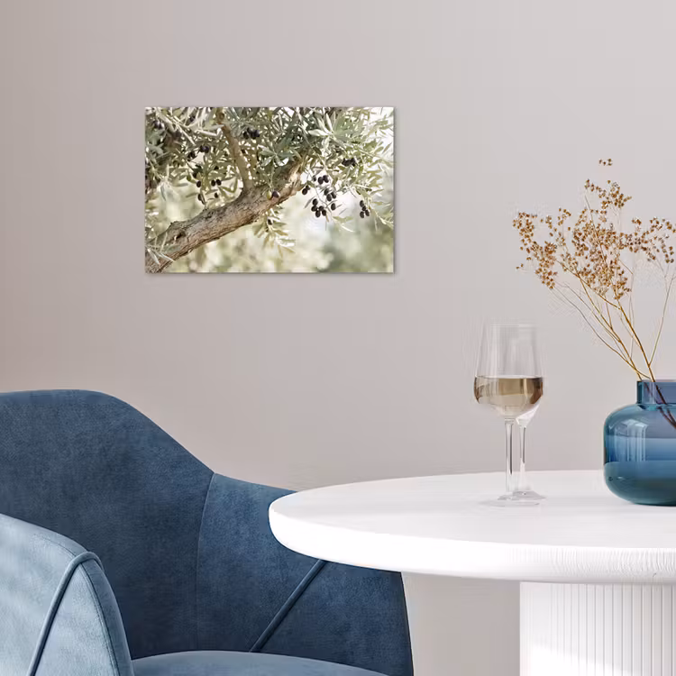 Poster - Olive tree - branch - green - Olijfboom - tak - groen poster papier klein