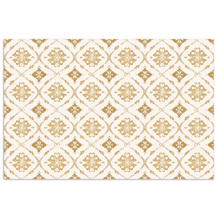 Ornament - Klassiek - Goud poster papier klein 62 -3d
