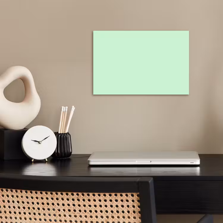 Pale - Mint - Groen poster papier klein 62 -sfeer1