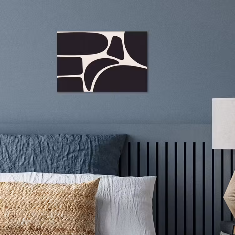 Poster - Pattern - Organic - Black - Patroon - Organisch - Zwart poster papier klein