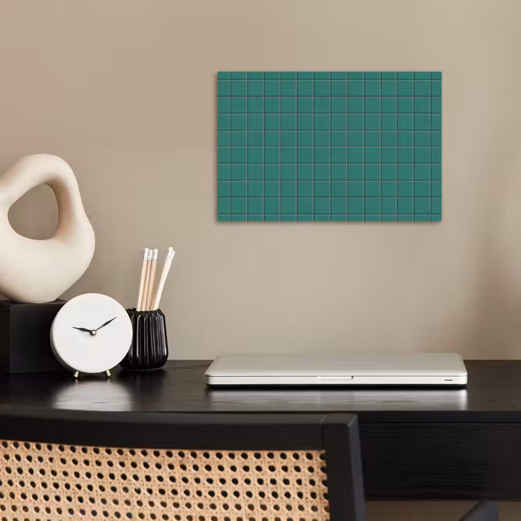 Patroon - Patroon - Smaragd poster papier klein 62 -sfeer1