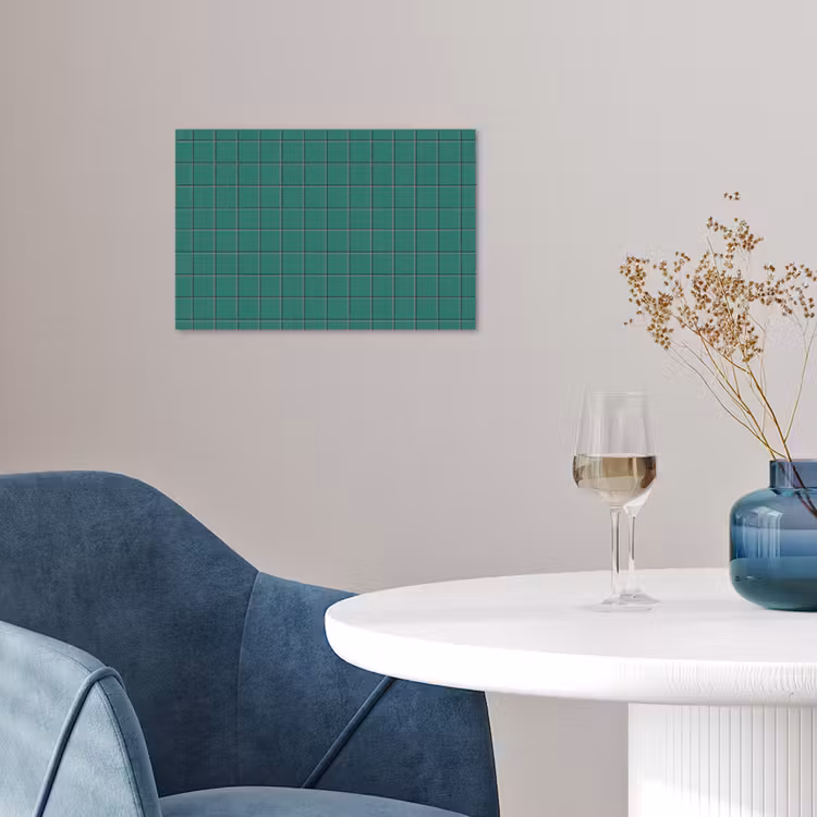 Patroon - Patroon - Smaragd poster papier klein 62 -sfeer3