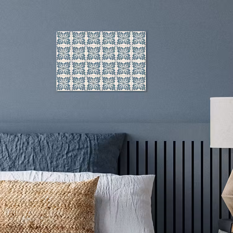 Dessin - Tegel - Blauw poster papier klein 62 -sfeer2
