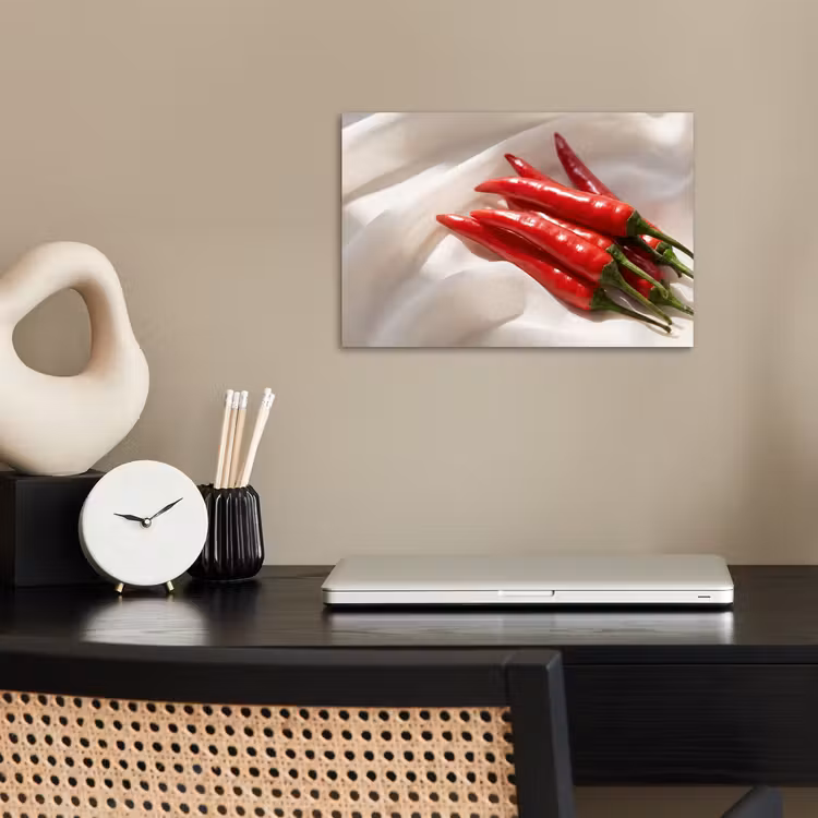 Poster - Pepper - Red - Food - Peper - Rood - Eten poster papier klein