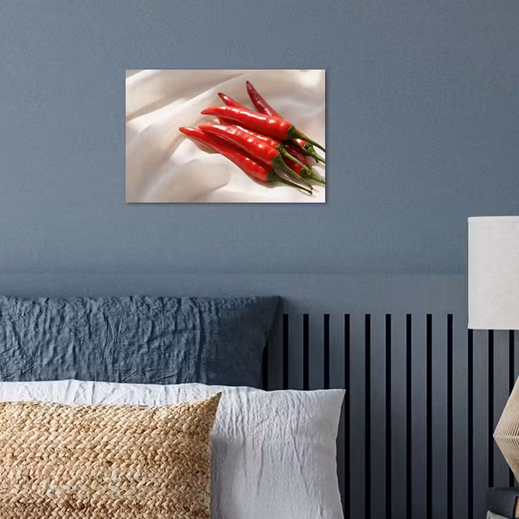 Poster - Pepper - Red - Food - Peper - Rood - Eten poster papier klein